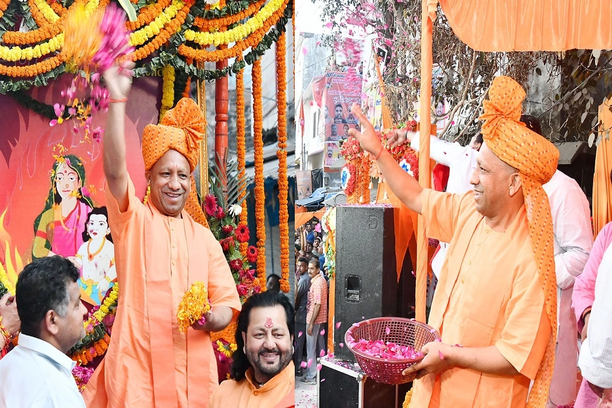 सीएम योगी ने गोरखपुर में फूलों के साथ खेली होली… सीएम योगी ने गोरखपुर में फूलों के साथ खेली होली…