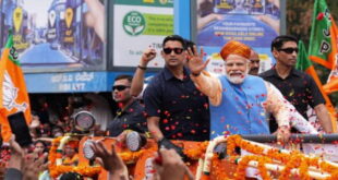 पीएम मोदी ने बेंगलुरु में लगातार दूसरे दिन भी किया रोड शो…