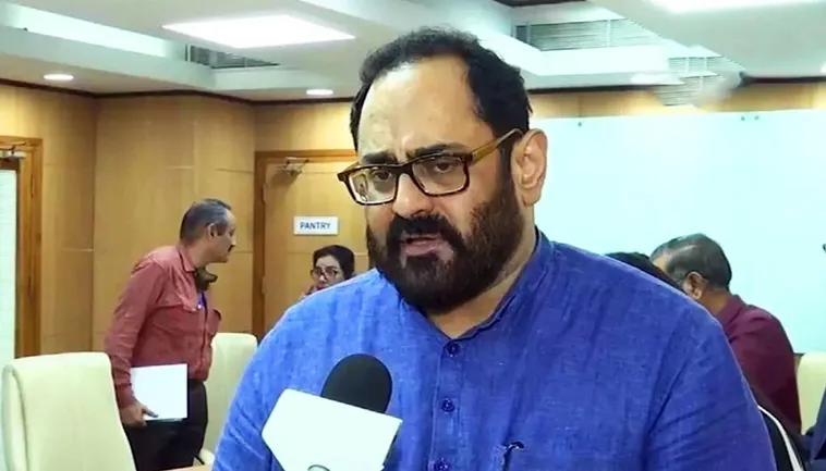 इलेक्ट्रॉनिक निर्माण को लेकर आईटी राज्य मंत्री राजीव चंद्रशेखर ये दावे… इलेक्ट्रॉनिक निर्माण को लेकर आईटी राज्य मंत्री राजीव चंद्रशेखर ये दावे…