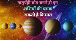 आइए जानते हैं किन राशियों को मिल रहा है चतुर्ग्रही योग का लाभ…