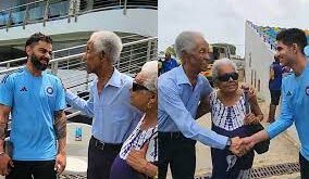 Team India के सभी खिलाड़ियों ने Garfield Sobers से की खास मुलाकात..