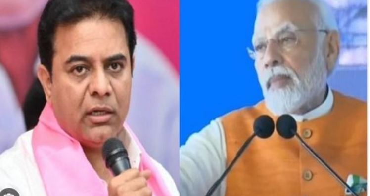 के.टी. रामा राव ने प्रधानमंत्री मोदी के बयान का किया सामना के.टी. रामा राव ने प्रधानमंत्री मोदी के बयान का किया सामना