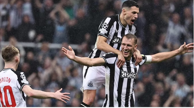 न्यूकासल यूनाइटेड ने एम्बाप्पे की पीएसजी को टीम को   4-1 से हराया