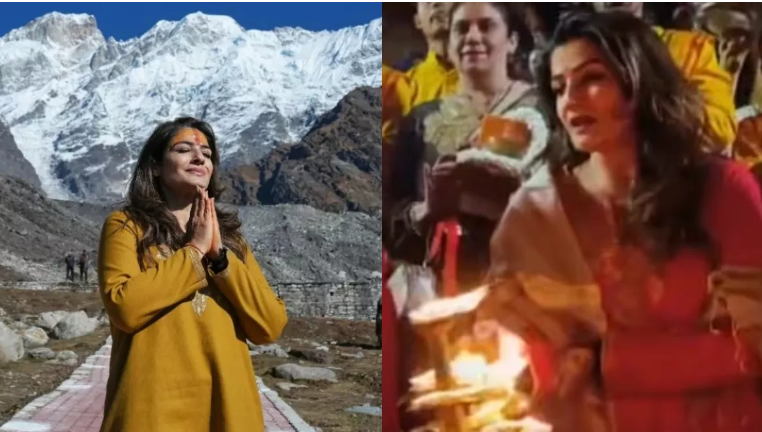 केदारनाथ के बाद ऋषिकेश पहुंची रवीना टंडन और बेटी राशा, पढिये पूरी ख़बर