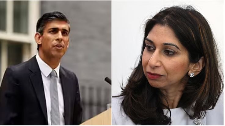 ब्रिटेन के PM ऋषि सुनक ने सुएला ब्रेवरमैन को गृहमंत्री के पद से किया बर्खास्त, जानें पूरा मामला ब्रिटेन के PM ऋषि सुनक ने सुएला ब्रेवरमैन को गृहमंत्री के पद से किया बर्खास्त, जानें पूरा मामला