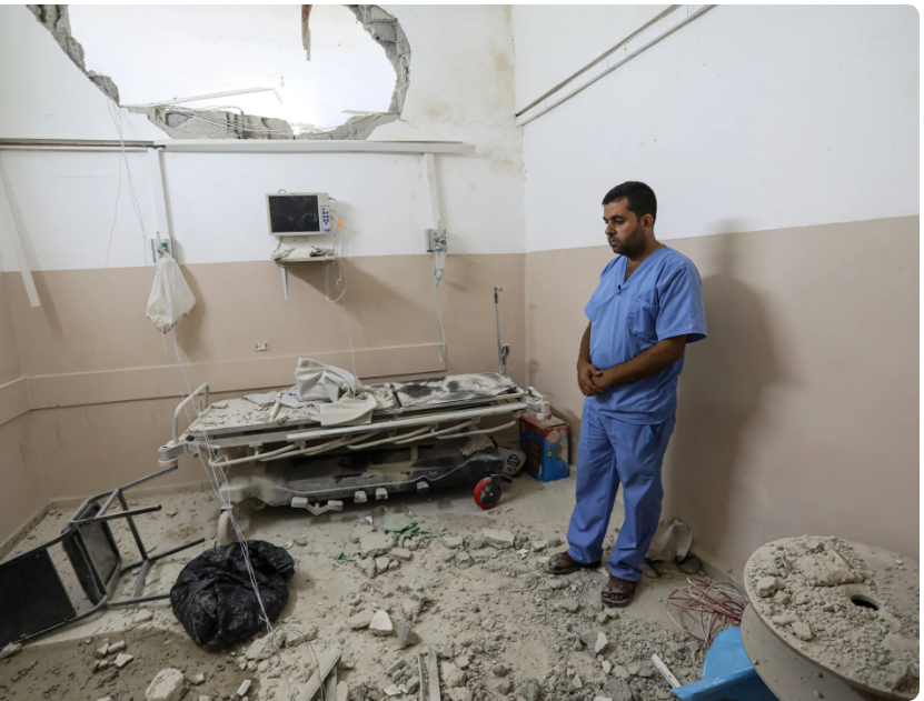 गाजा के अस्पताल और शरणार्थी शिविर बना मौत का क्षेत्र !