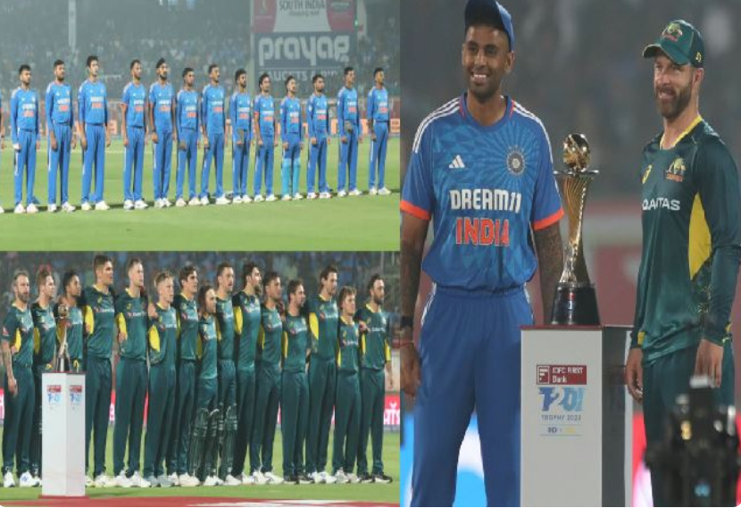 आस्ट्रेलिया और भारतीय क्रिकेट टीम के बीच टी20 सीरीज़ का दूसरा मैच आज आस्ट्रेलिया और भारतीय क्रिकेट टीम के बीच टी20 सीरीज़ का दूसरा मैच आज