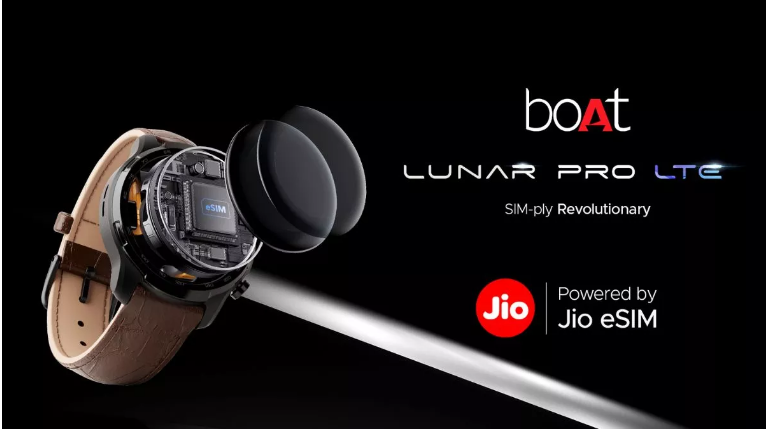बोट लूनर प्रो LTE स्मार्टवॉच जिओ eSIM सपोर्ट के साथ भारत में लॉन्च
