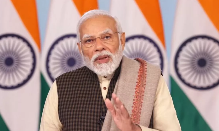 पीएम मोदी ने लगभग 30 साल पहले स्वीकृत रेल लाइन का किया उद्घाटन