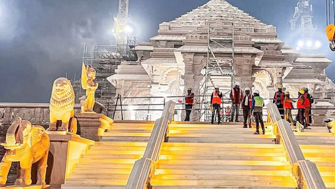 राम मंदिर:दूसरे तल पर नहीं जा सकेंगे श्रद्धालु, सिर्फ अनुष्ठान के लिए जाएगा खोला