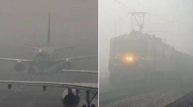 कोहरे की मार: 40 KM की दूरी चार घंटे में हो रही पूरी, 113 ट्रेनें 18 घंटे तक लेट कोहरे की मार: 40 KM की दूरी चार घंटे में हो रही पूरी, 113 ट्रेनें 18 घंटे तक लेट