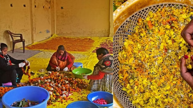 अयोध्या धाम में मंदिर होंगे स्वच्छ, चढ़े हुए फूलों से बनाई जाएगी धूप अयोध्या धाम में मंदिर होंगे स्वच्छ, चढ़े हुए फूलों से बनाई जाएगी धूप
