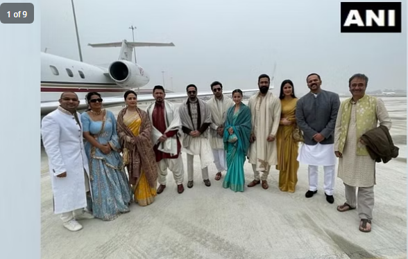 अयोध्या पहुंचे फिल्म व खेल जगत के सितारे,सचिन-साइना व मुरारी बापू भी पहुंचे
