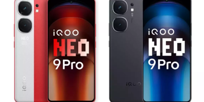 खत्म हुआ इंतजार! 12GB तक रैम और 50MP कैमरा के साथ iQOO Neo 9 Pro 5G लॉन्च