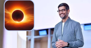 Google CEO सुंदर पिचाई ने दिखाया सूर्य ग्रहण का अद्भुत नजारा